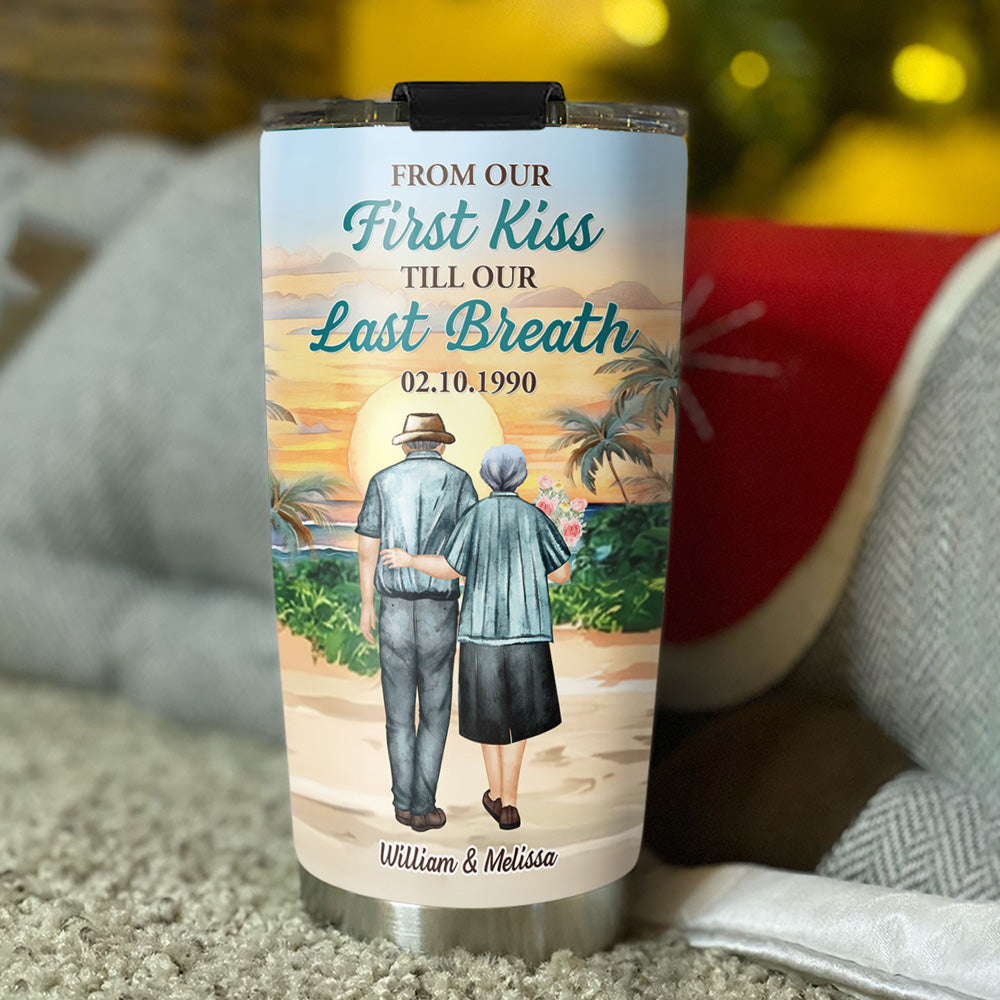From Our First Kiss - Personalized Custom Tumbler