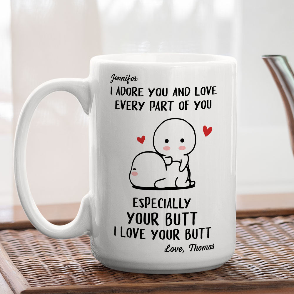 I Adore You - Personalized Custom Coffee Mug