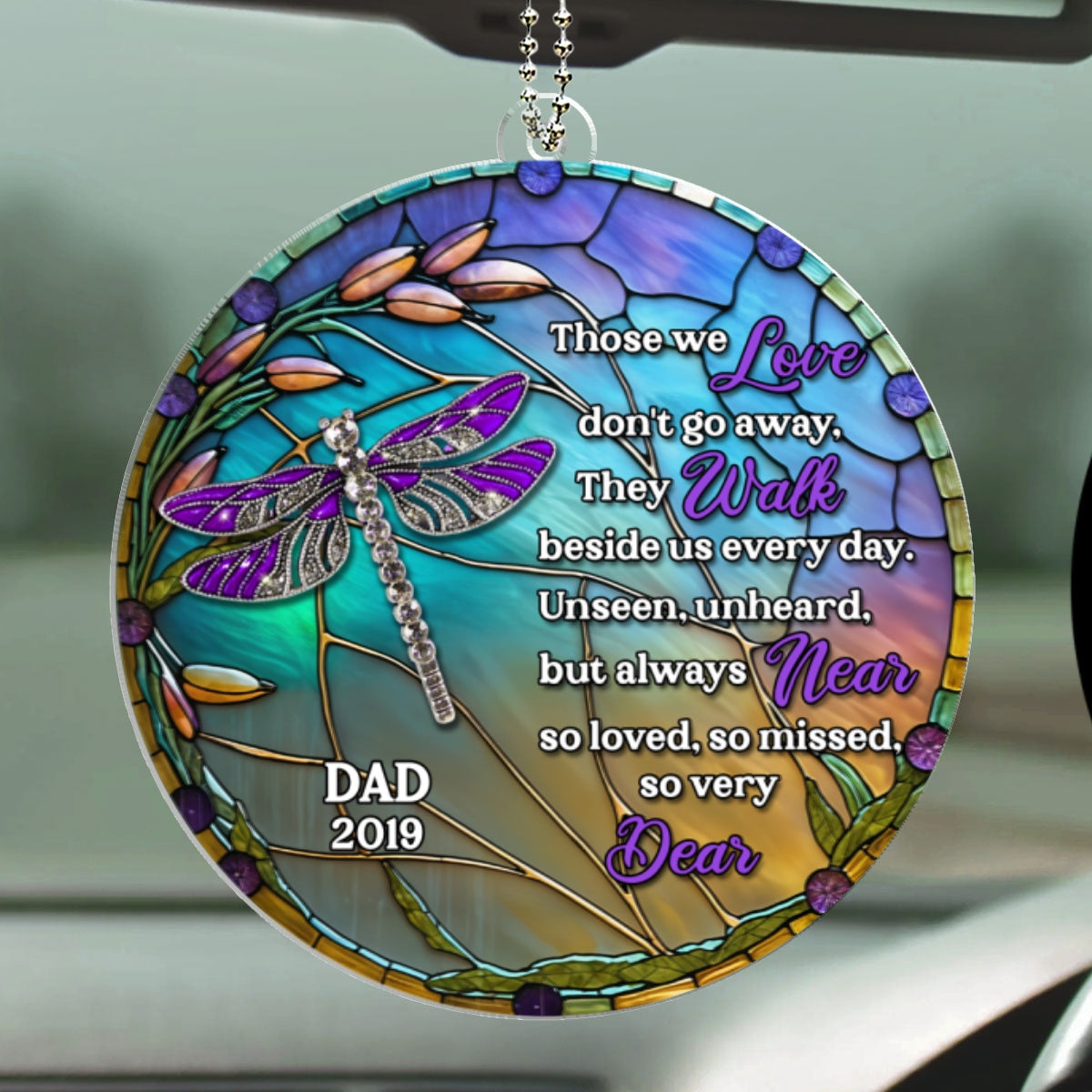 Unseen Unheard But Always Near - Personalized Custom Car Ornament