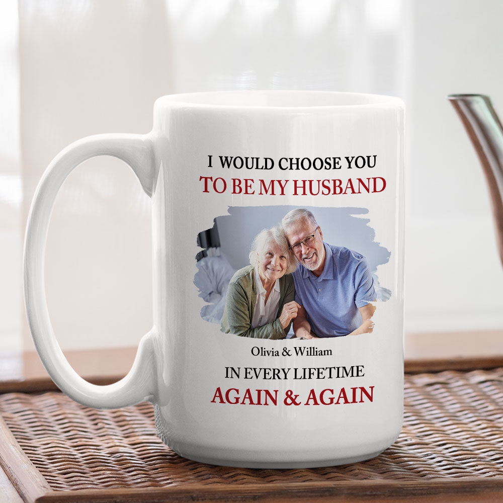 I Choose You Photo - Personalized Custom Coffee Mug