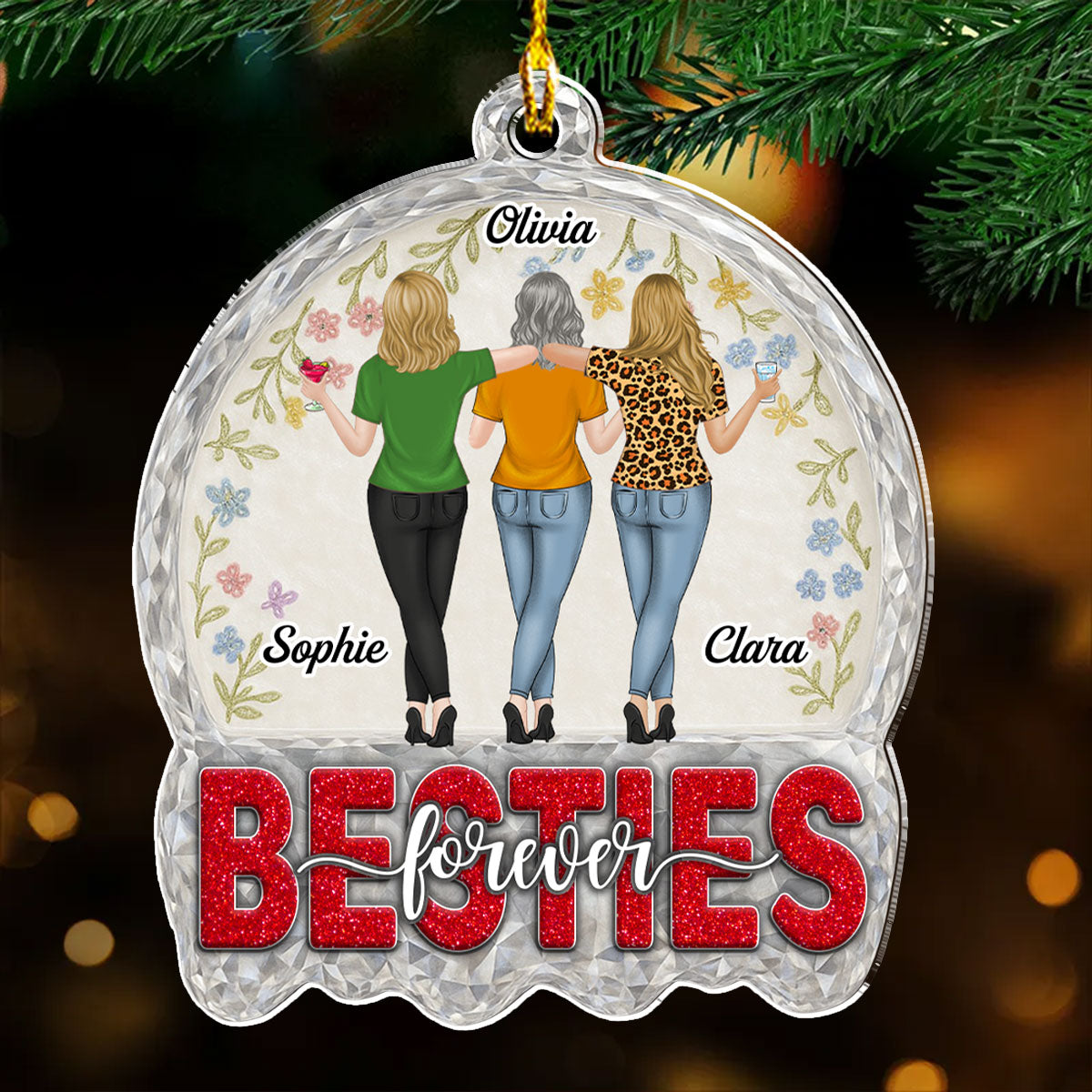 Sassy And Classy - Personalized Custom Acrylic Ornament