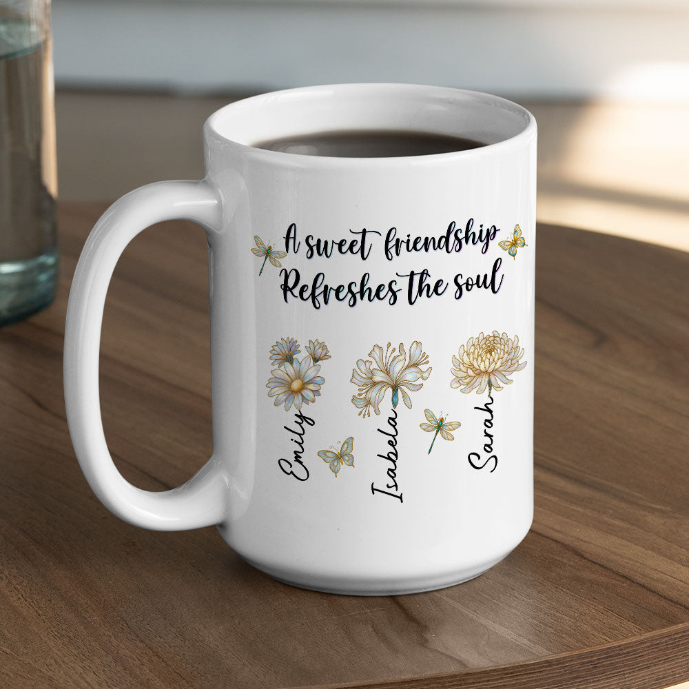 A Sweet Friendship - Personalized Custom Coffee Mug