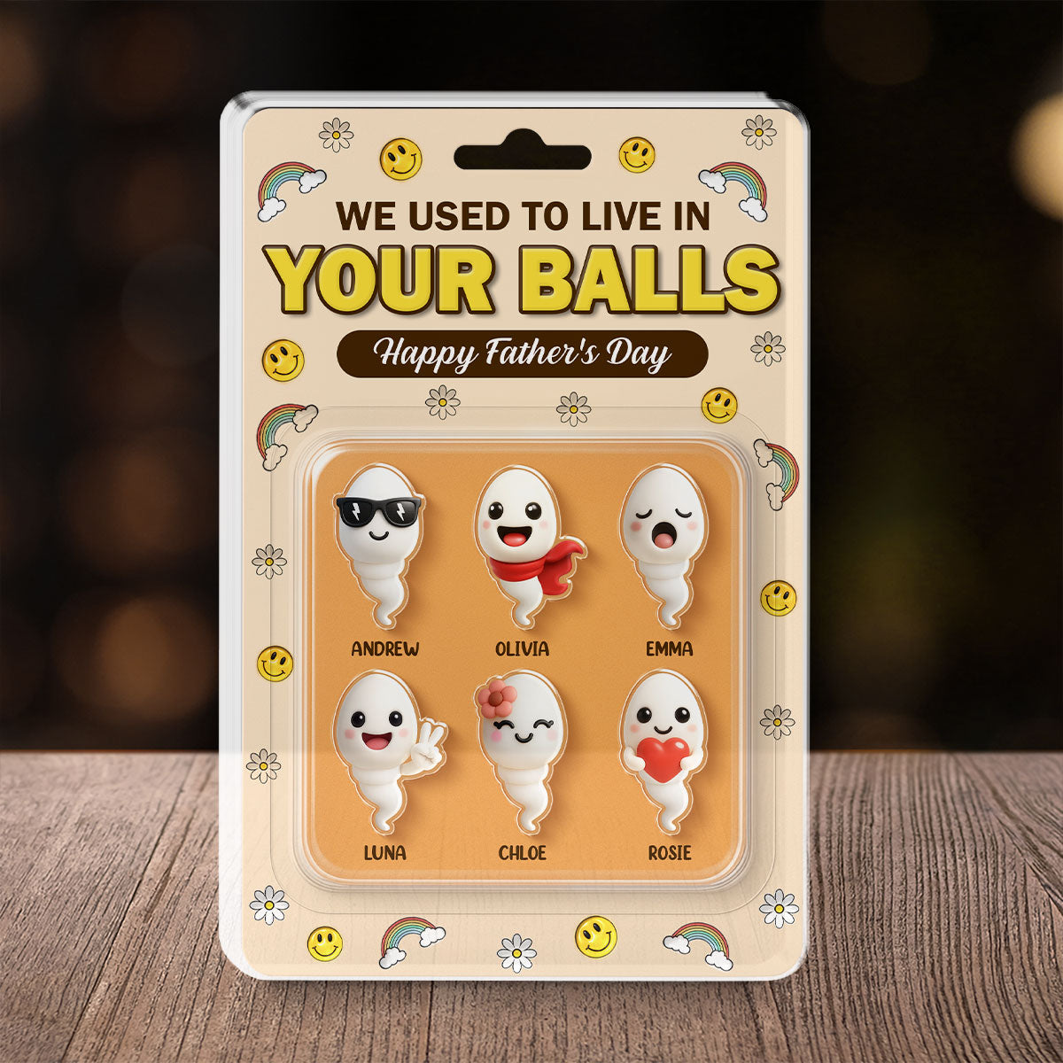 We Used To Lived In Your Balls - Personalized Custom Acrylic Plaque