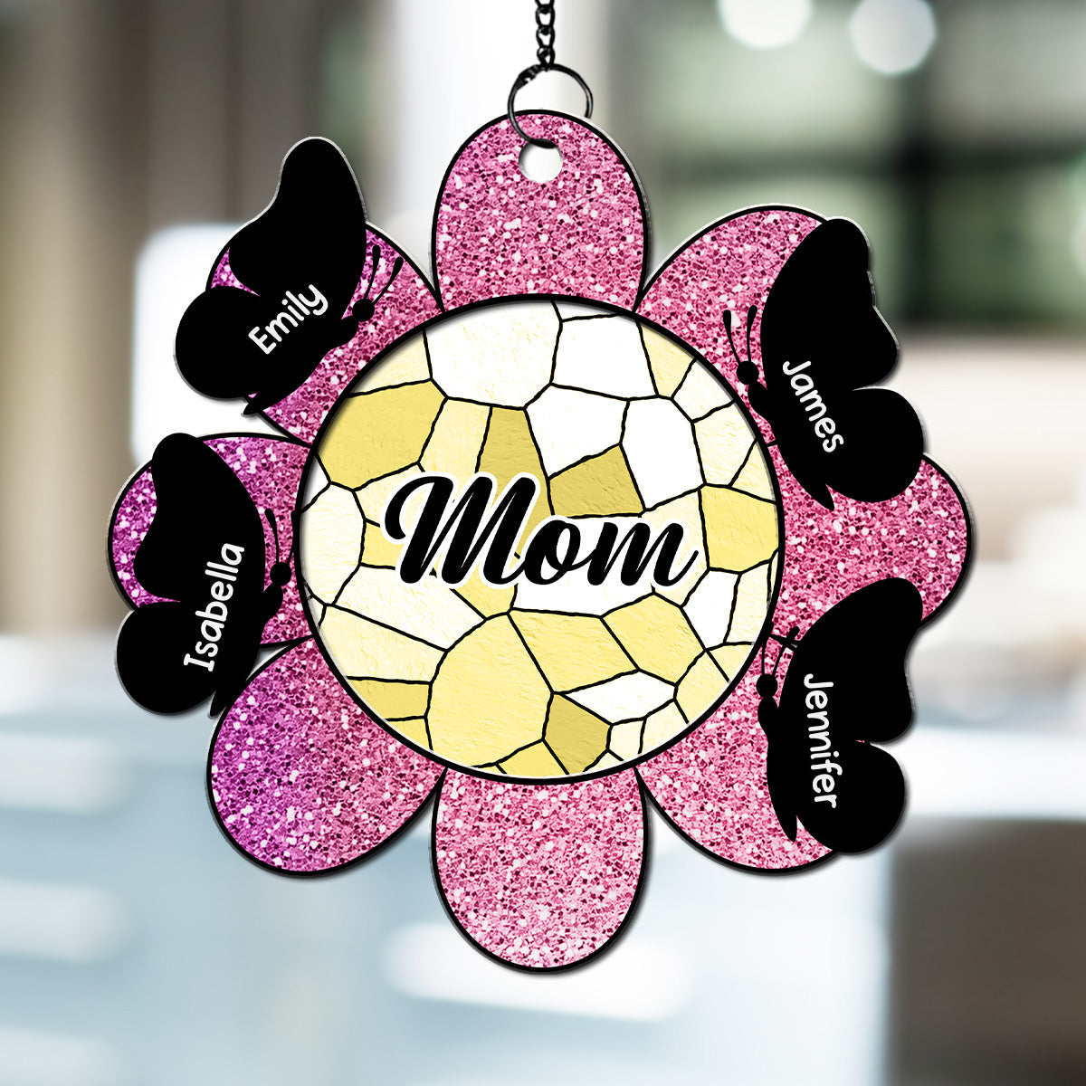 Butterfly Grandma - Personalized Custom Suncatcher