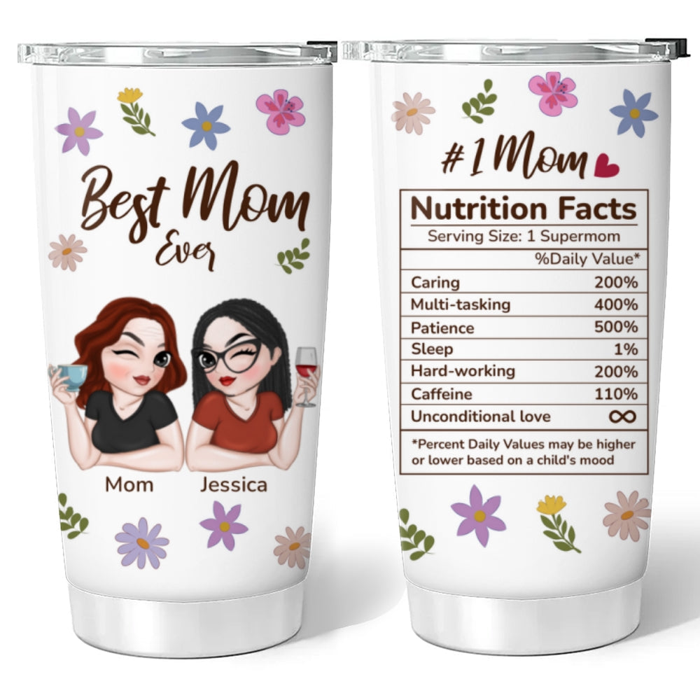Nutrition Facts - Personalized Custom Tumbler