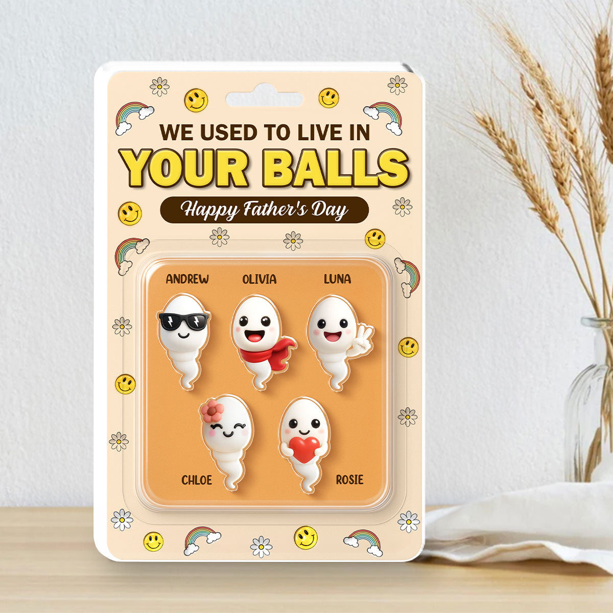 We Used To Lived In Your Balls - Personalized Custom Acrylic Plaque