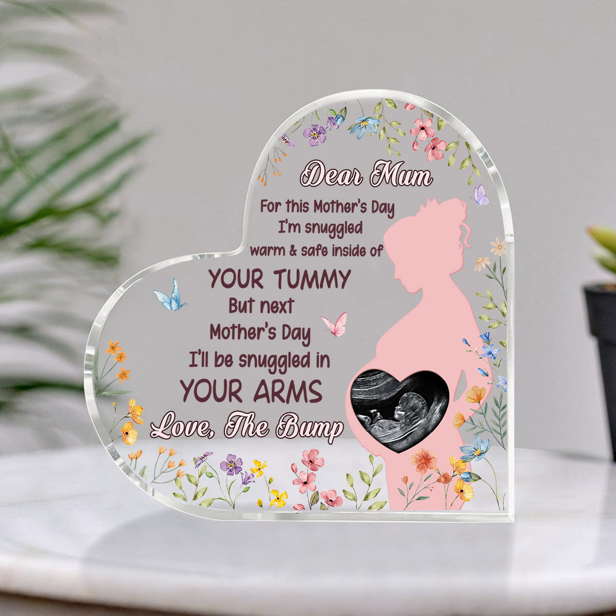 Baby Bump - Personalized Custom Acrylic Plaque