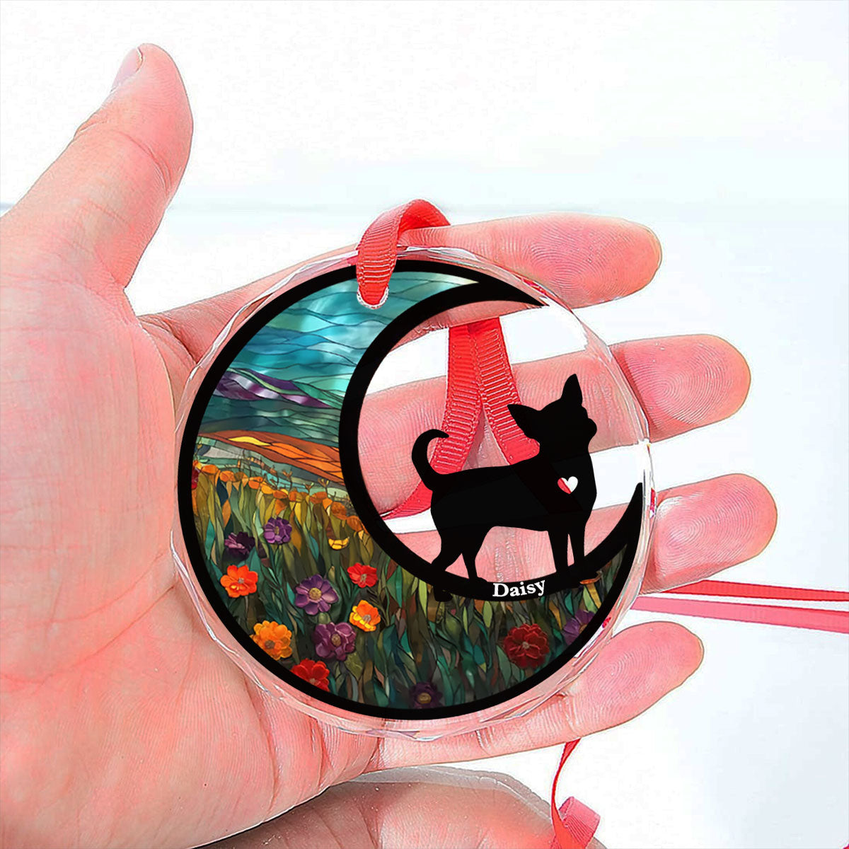Do Not Cry Because It Is Over - Personalized Custom Glass Ornament