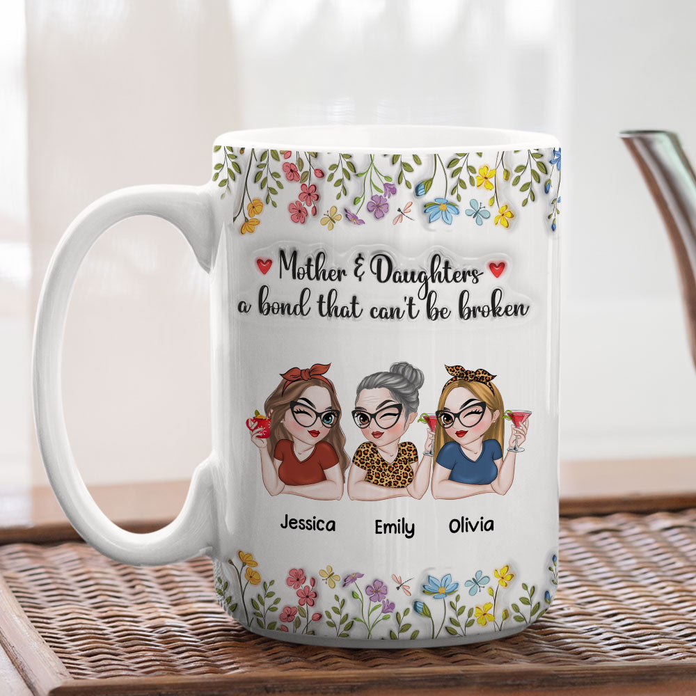 Mom You Are Loved Every Day - Personalized Custom 3D Inflated Effect Mug
