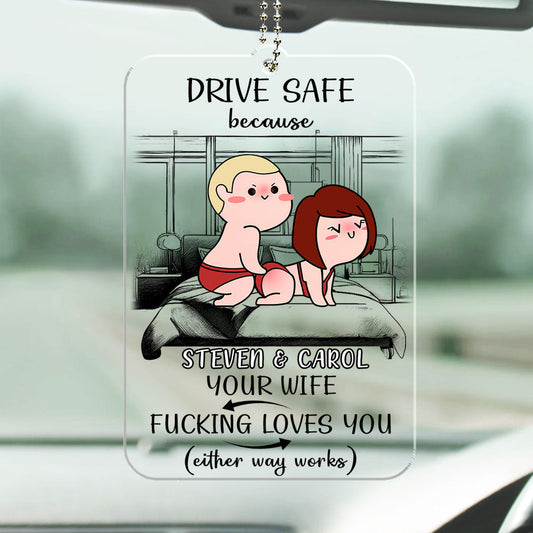 Take Care On The Road You Mean The World To Me - Personalized Custom Car Ornament