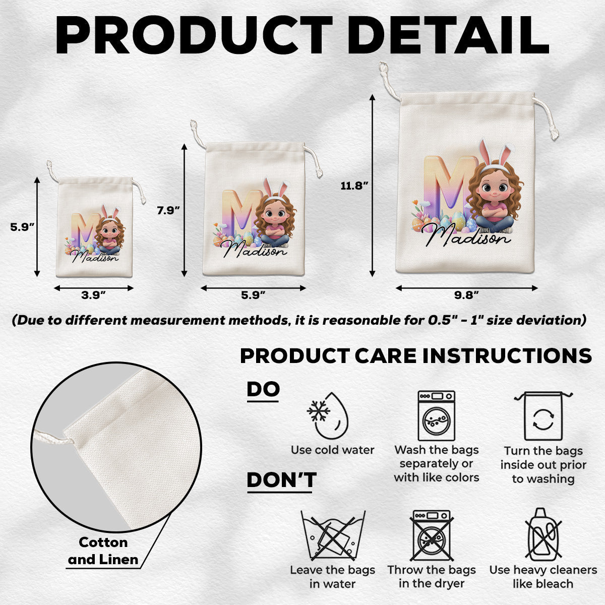 Eggs-tra Happy Easter - Personalized Custom Favor Bag