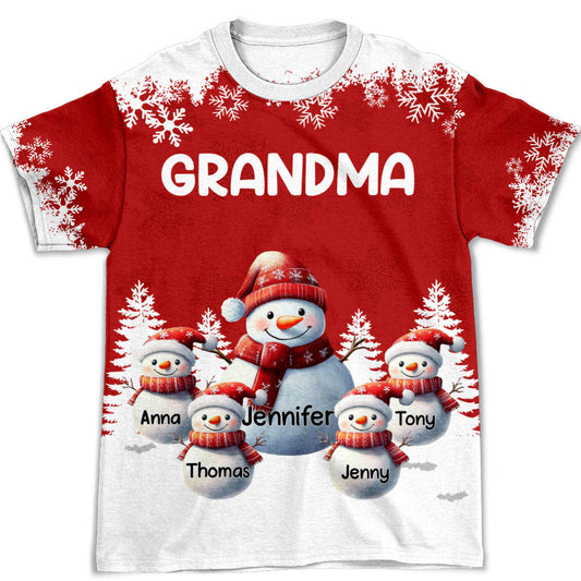 My Fav People Call Me Grandma - Personalized Custom All-over-print T-shirt