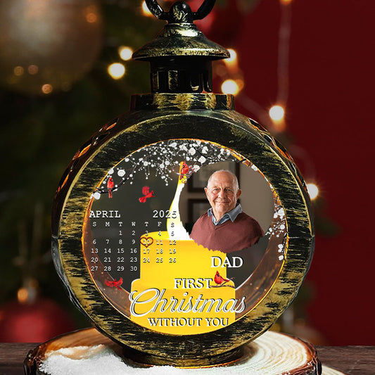 First Christmas Without You - Personalized Custom Christmas Lantern