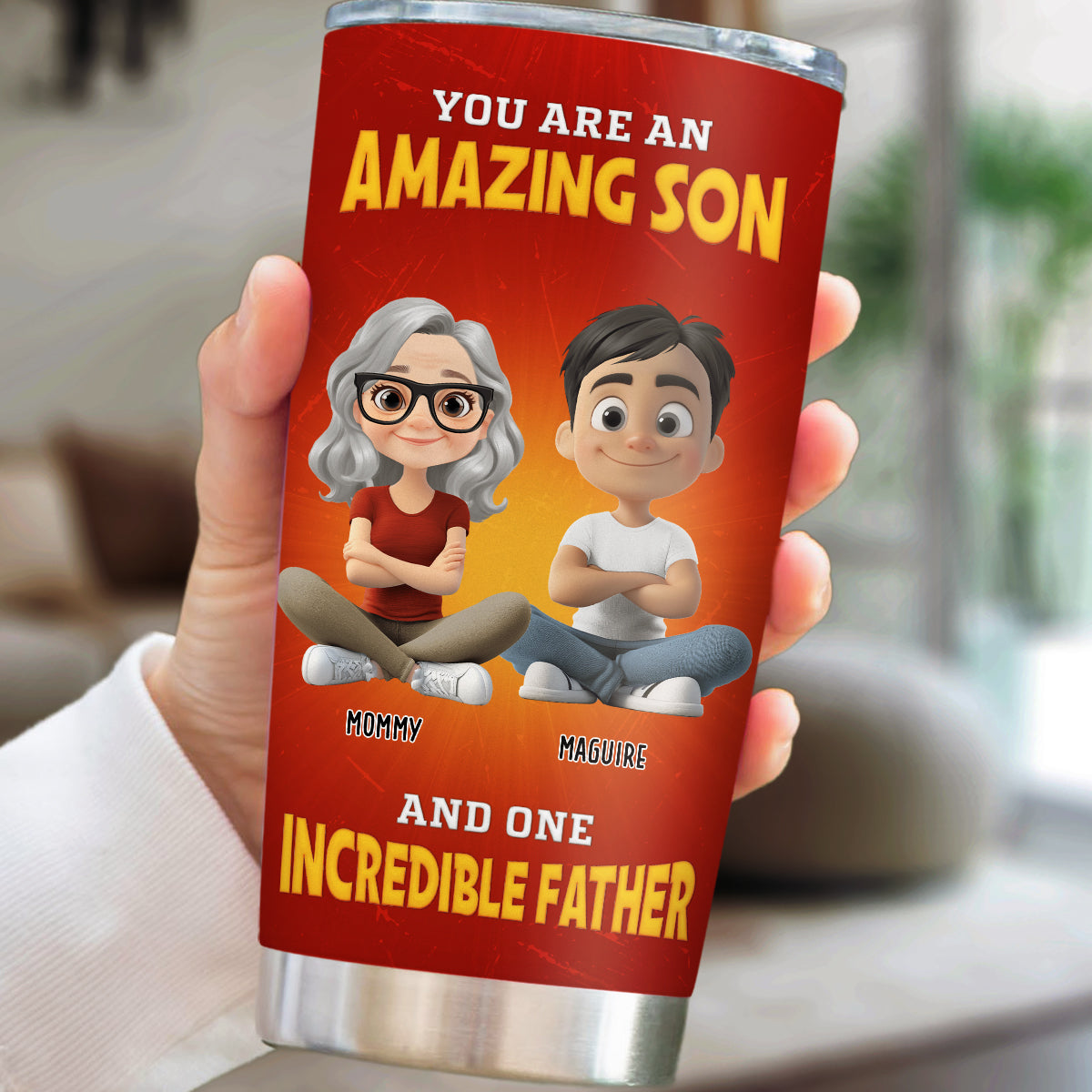 You Are Perfect Dad - Personalized Custom Tumbler