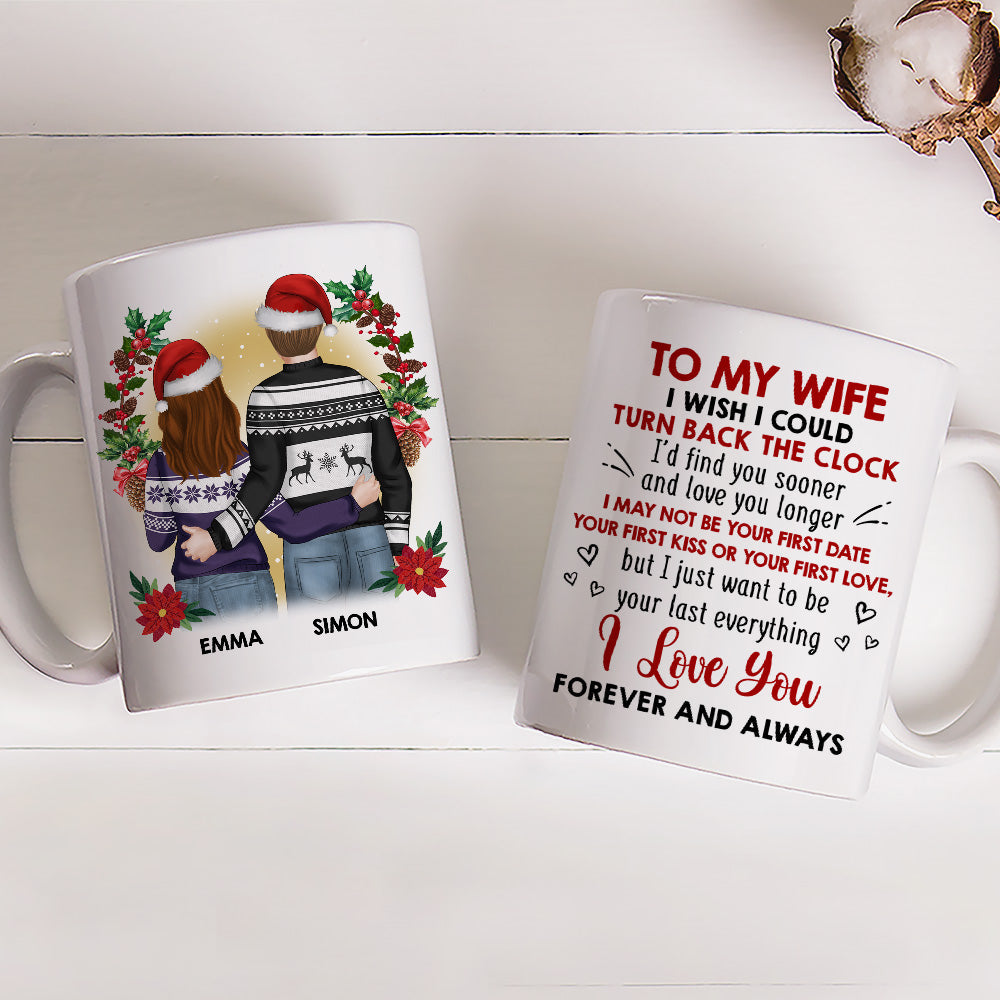 I Wish I Could Turn Back The Clock - Personalized Custom Coffee Mug