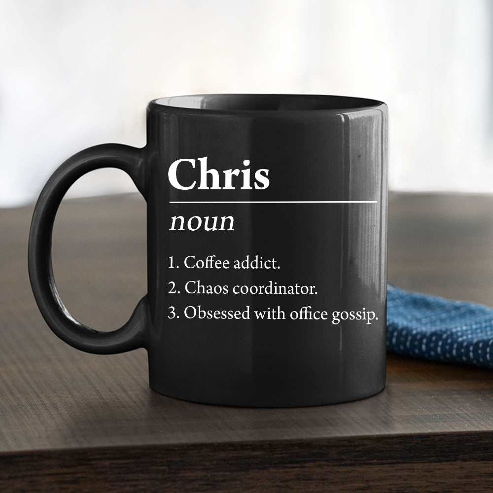Custom Name Definition - Personalized Custom Coffee Mug