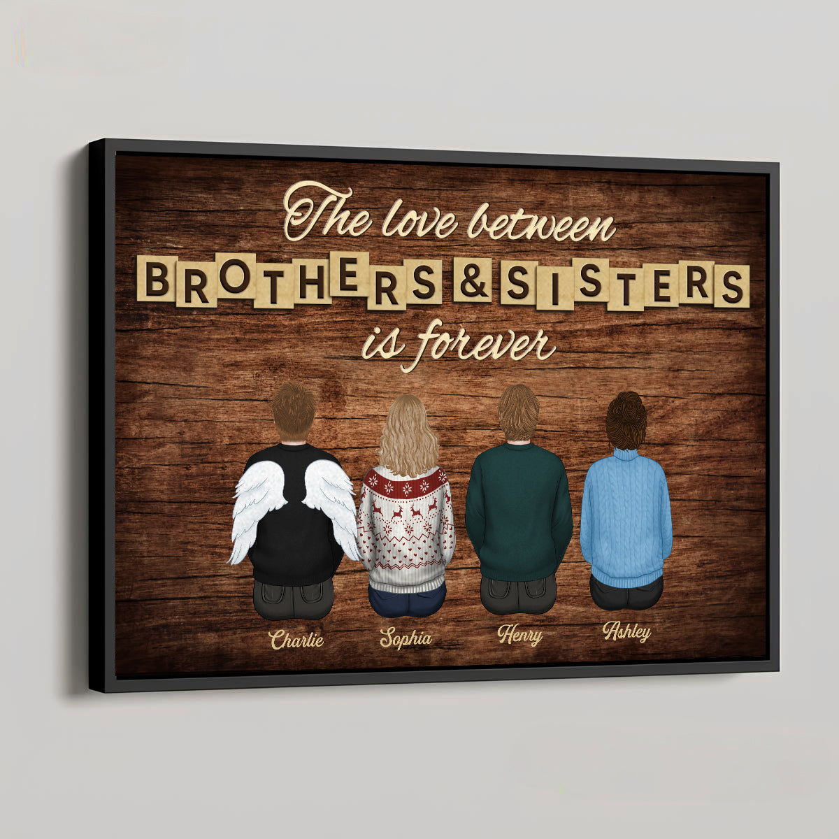 Brothers And Sisters - Personalized Custom Poster