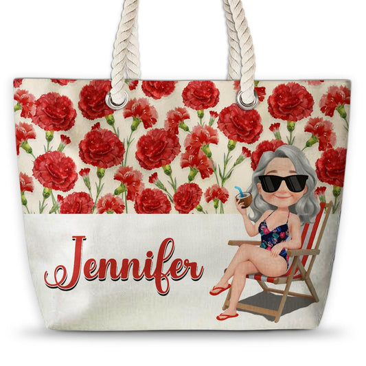 Sassy Summer Vibes - Personalized Custom Beach Bag