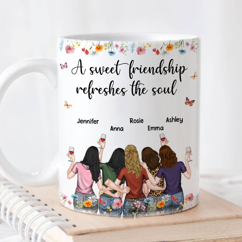 Refreshes The Soul - Personalized Custom Coffee Mug