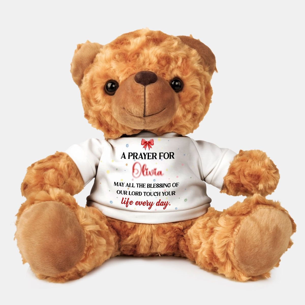 A Prayer For My Baby - Personalized Custom Cuddle Bear
