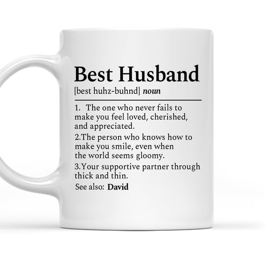 My Best Husband - Personalized Custom Coffee Mug