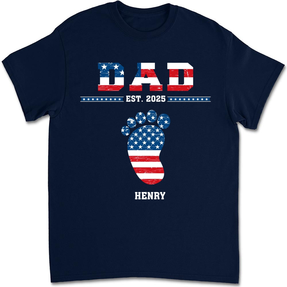 Grandpa With Grandkids - Personalized Custom Shirt