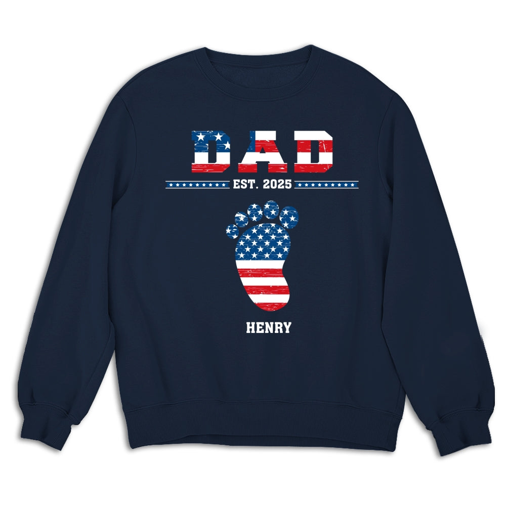 Grandpa With Grandkids - Personalized Custom Shirt