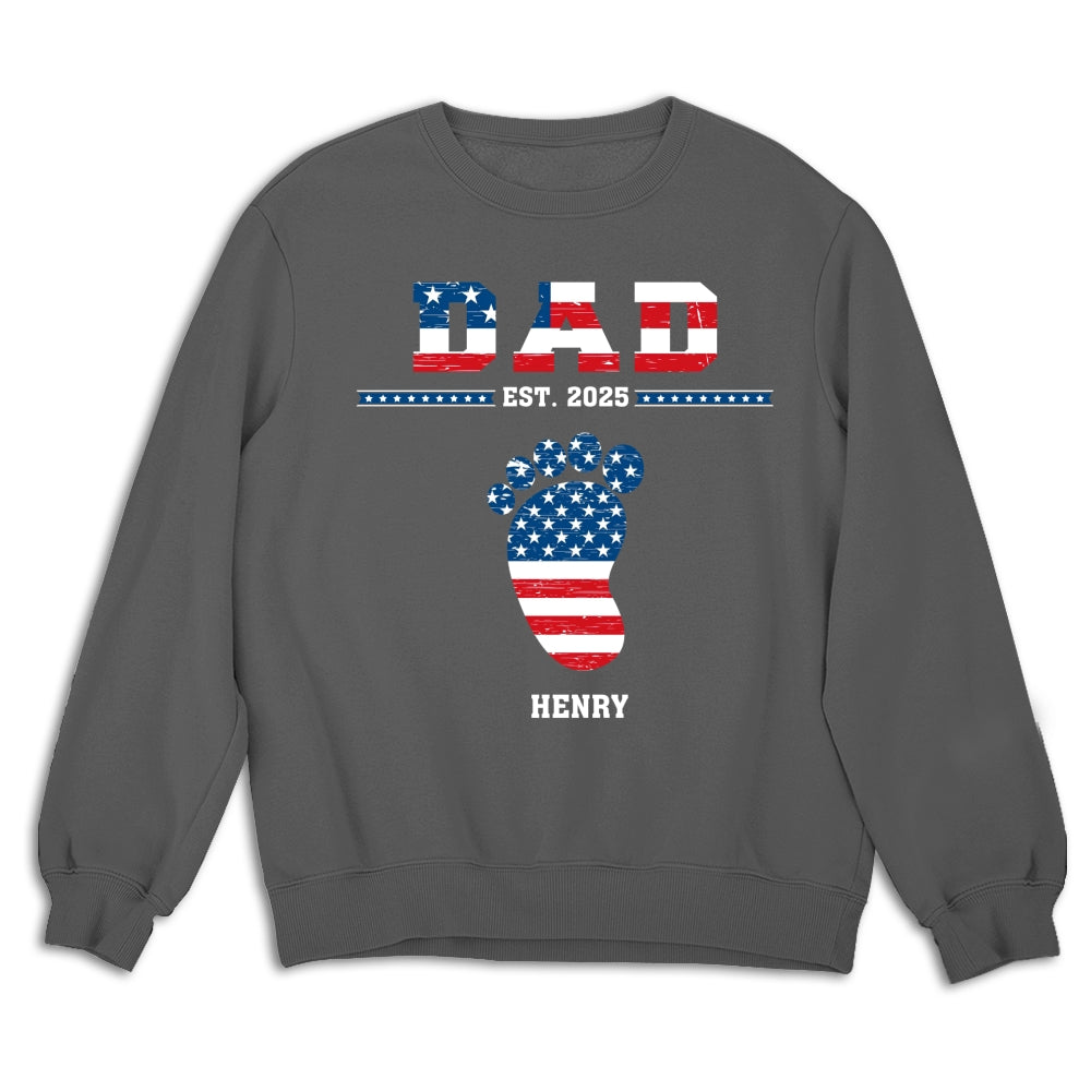 Grandpa With Grandkids - Personalized Custom Shirt