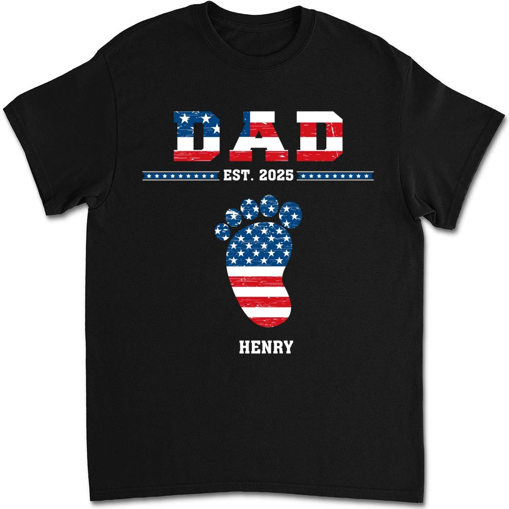 Grandpa With Grandkids - Personalized Custom Shirt