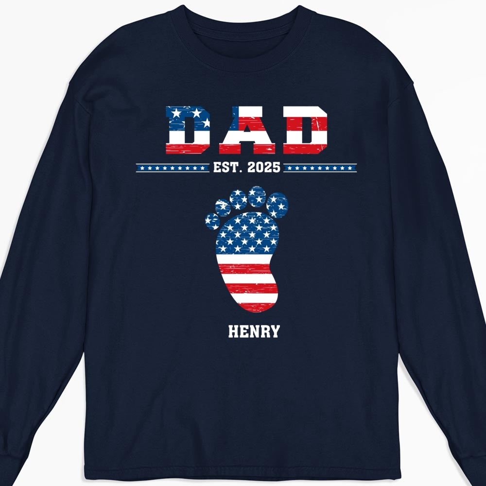 Grandpa With Grandkids - Personalized Custom Shirt