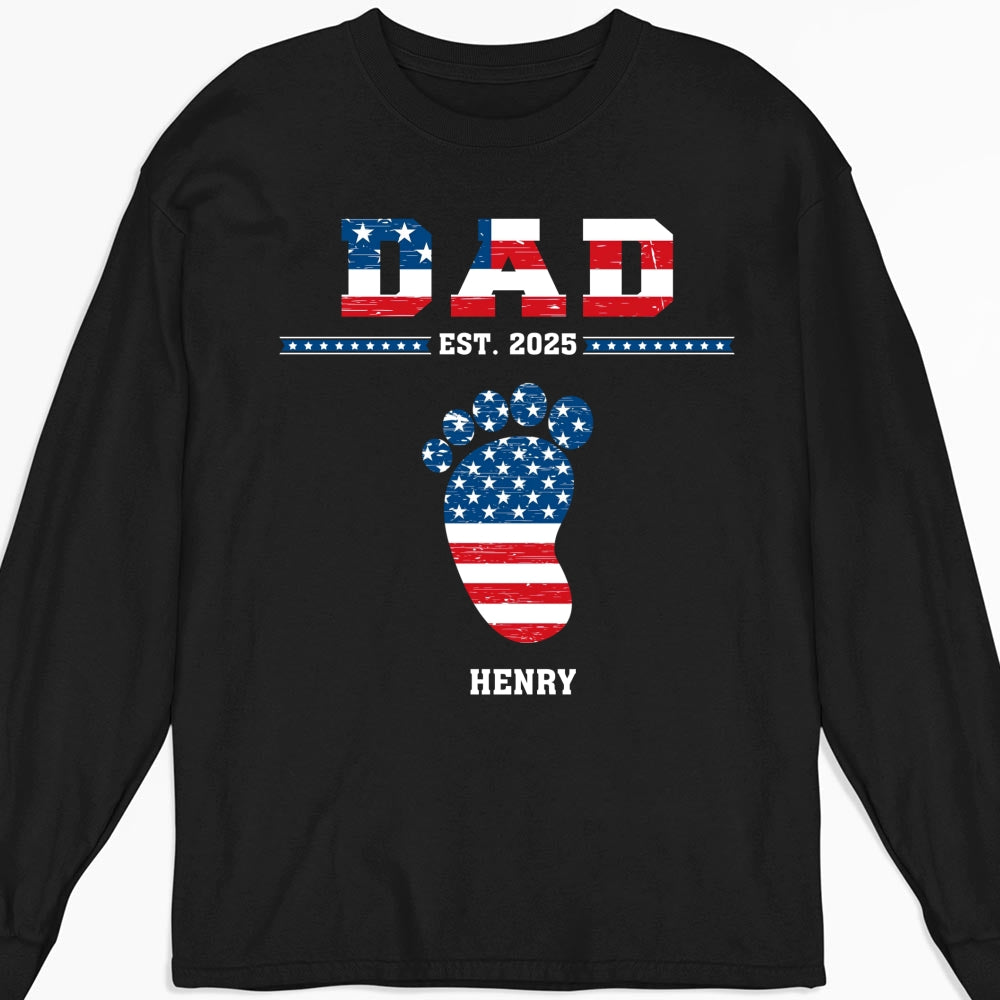 Grandpa With Grandkids - Personalized Custom Shirt