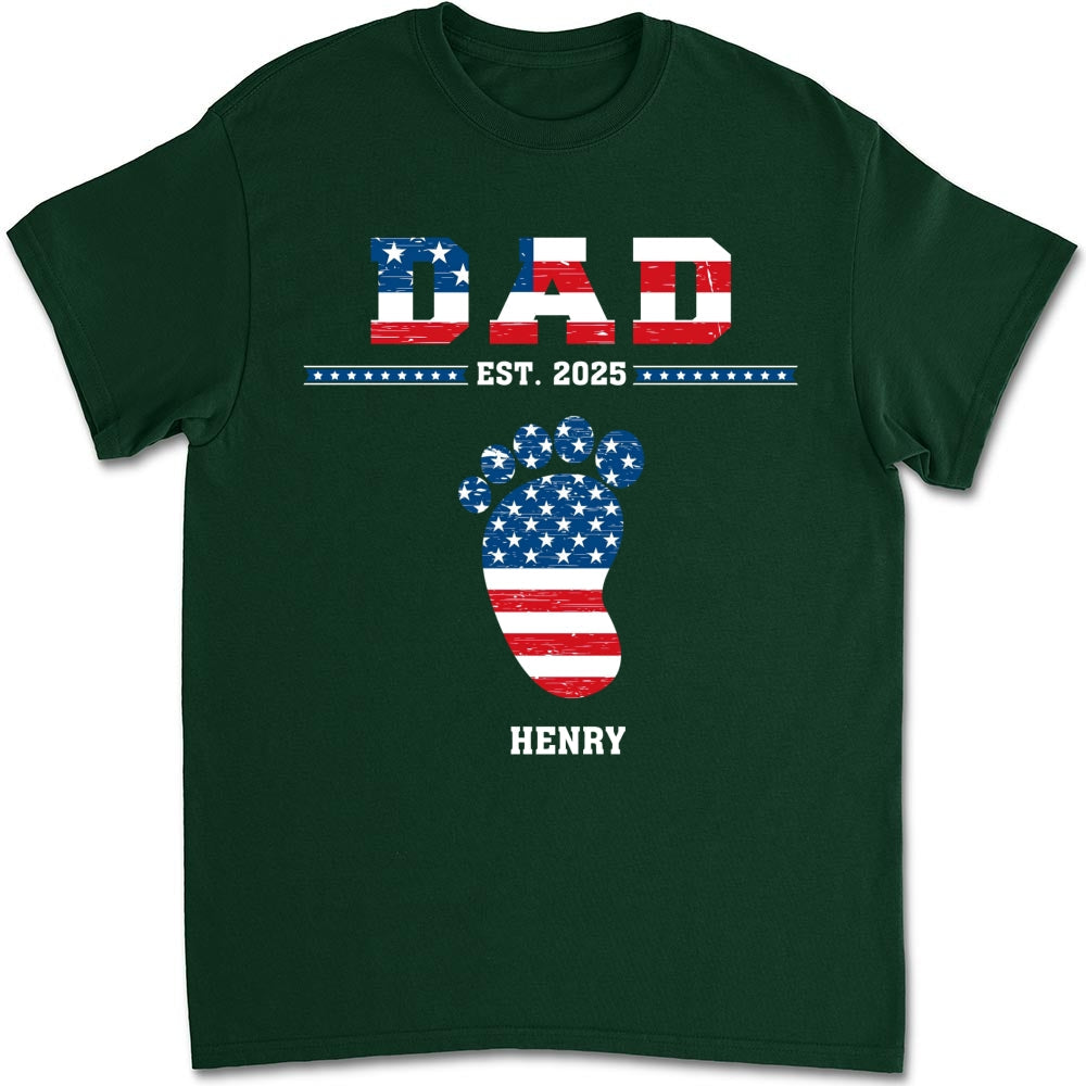 Grandpa With Grandkids - Personalized Custom Shirt