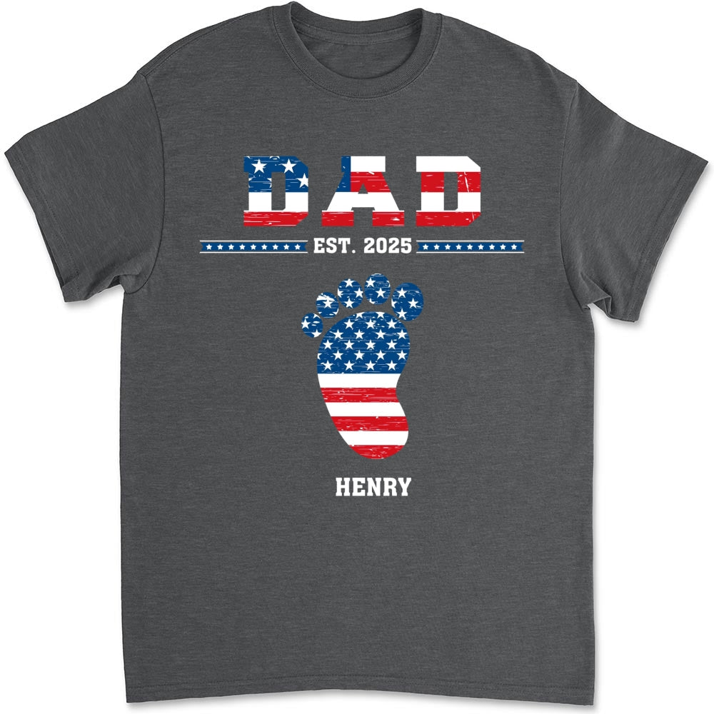 Grandpa With Grandkids - Personalized Custom Shirt