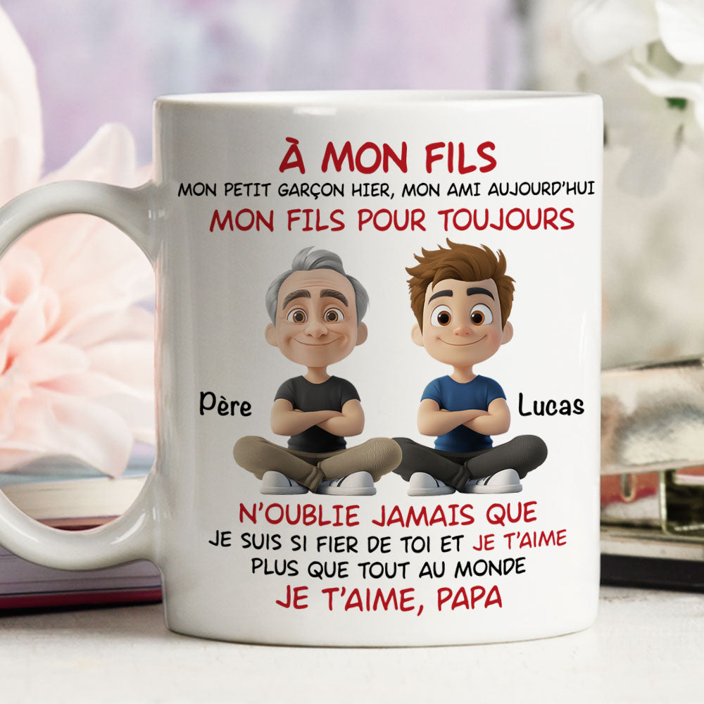 Mon Fils Pour Toujours - Mug Personnalisé