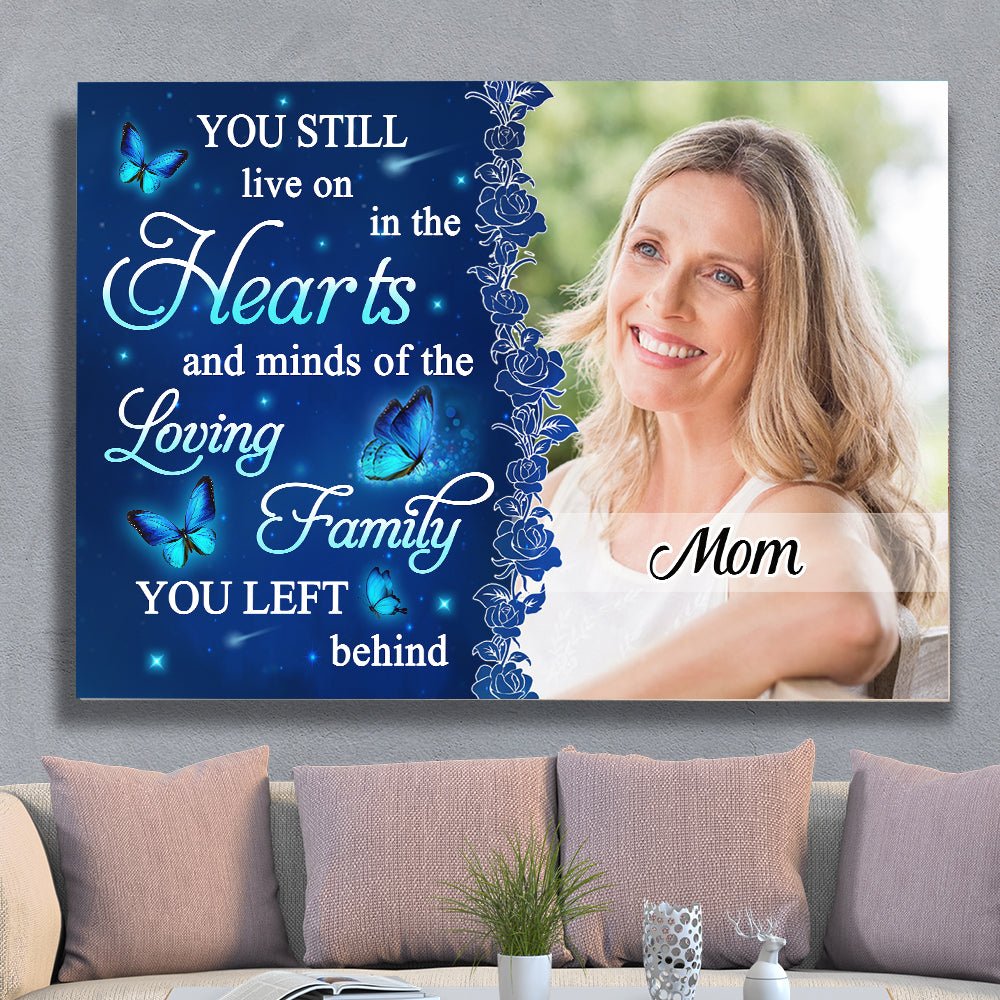 Hearts And Minds - Personalized Custom Photo Canvas