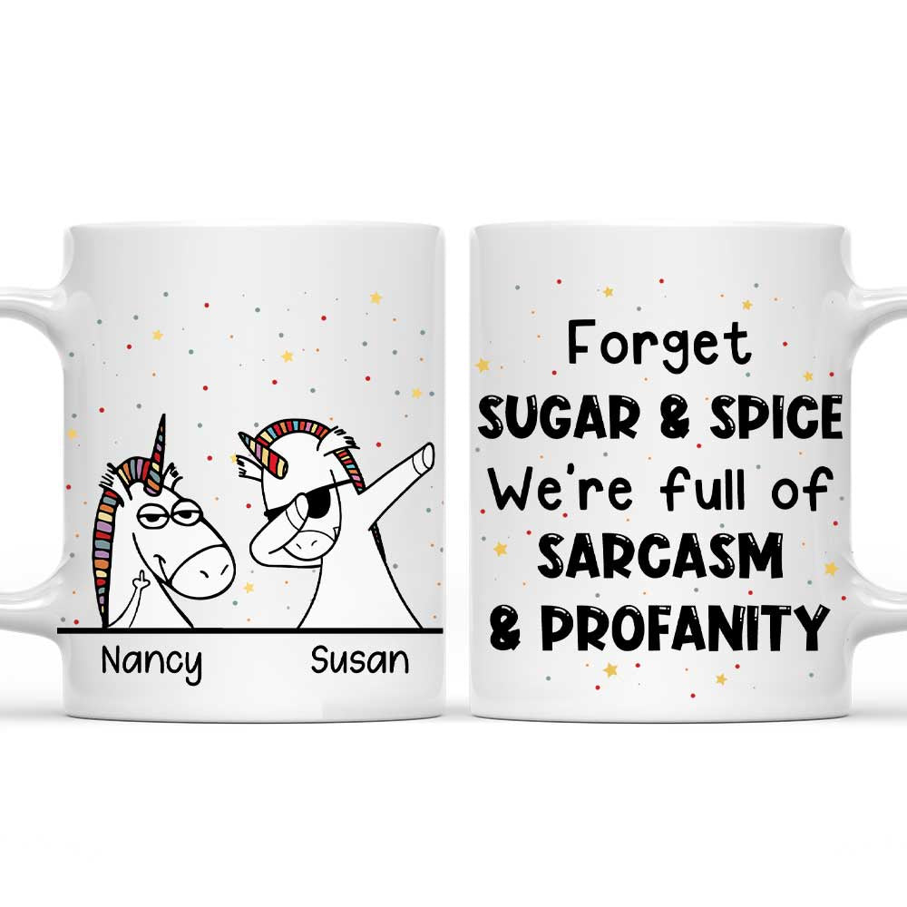 Forget Sugar And Spice - Personalized Custom Coffee Mug