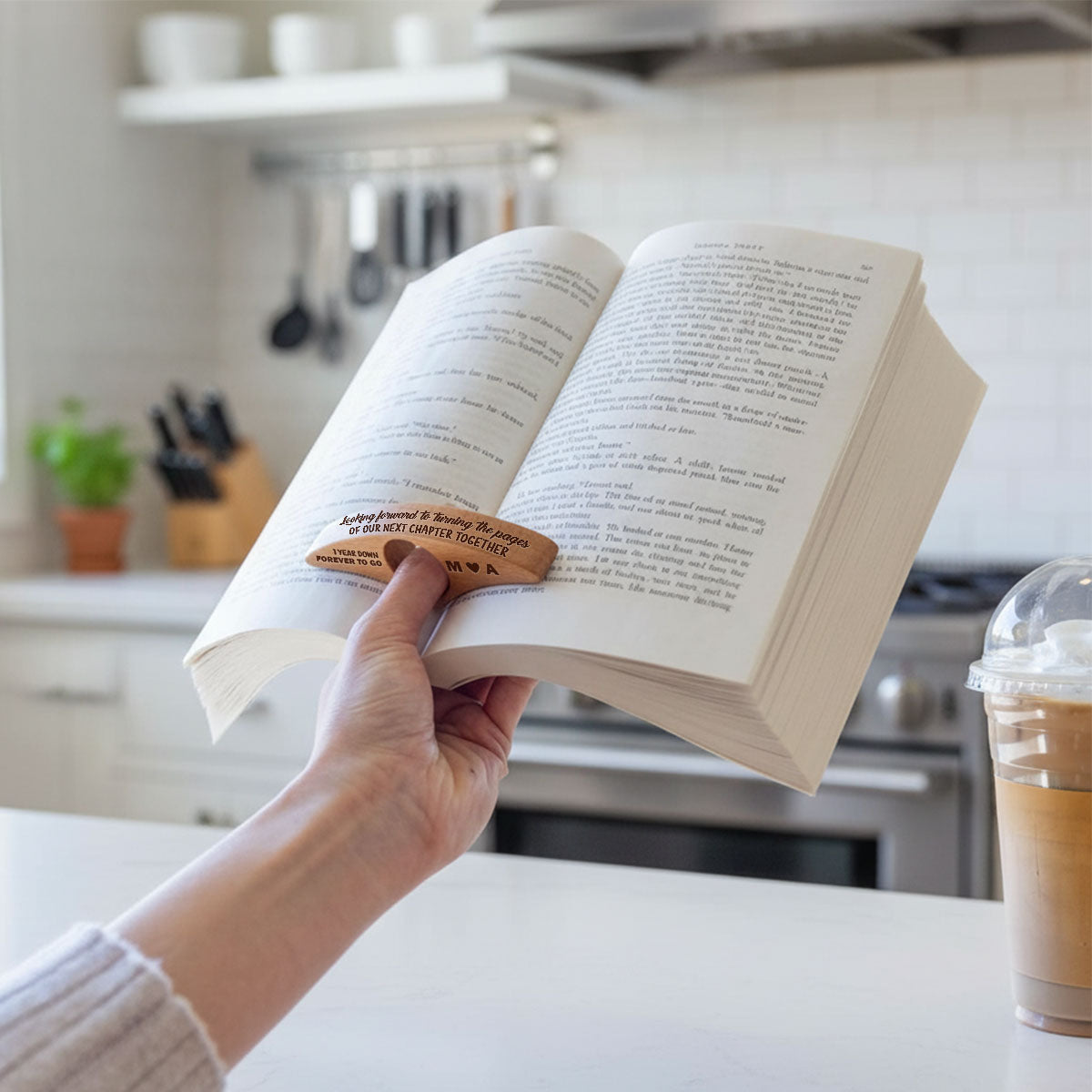 Our Next Chapter Together - Personalized Custom Book Page Holder