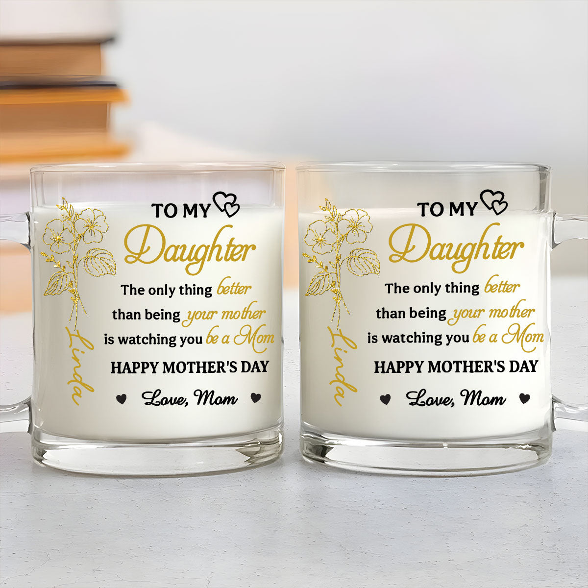 To My Girl - Personalized Custom Glass Mug