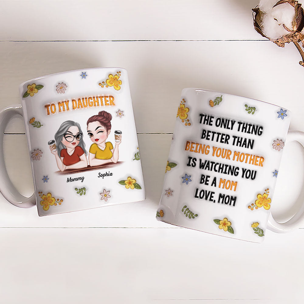 Watching You - Personalized Custom 3D Inflated Effect Mug