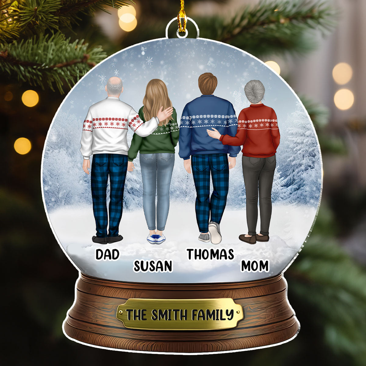 The Family - Personalized Custom Acrylic Ornament