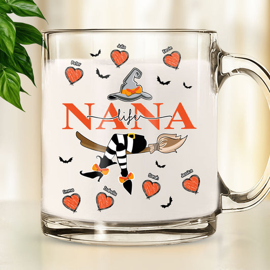 Grandma Life Witch - Personalized Custom Glass Mug