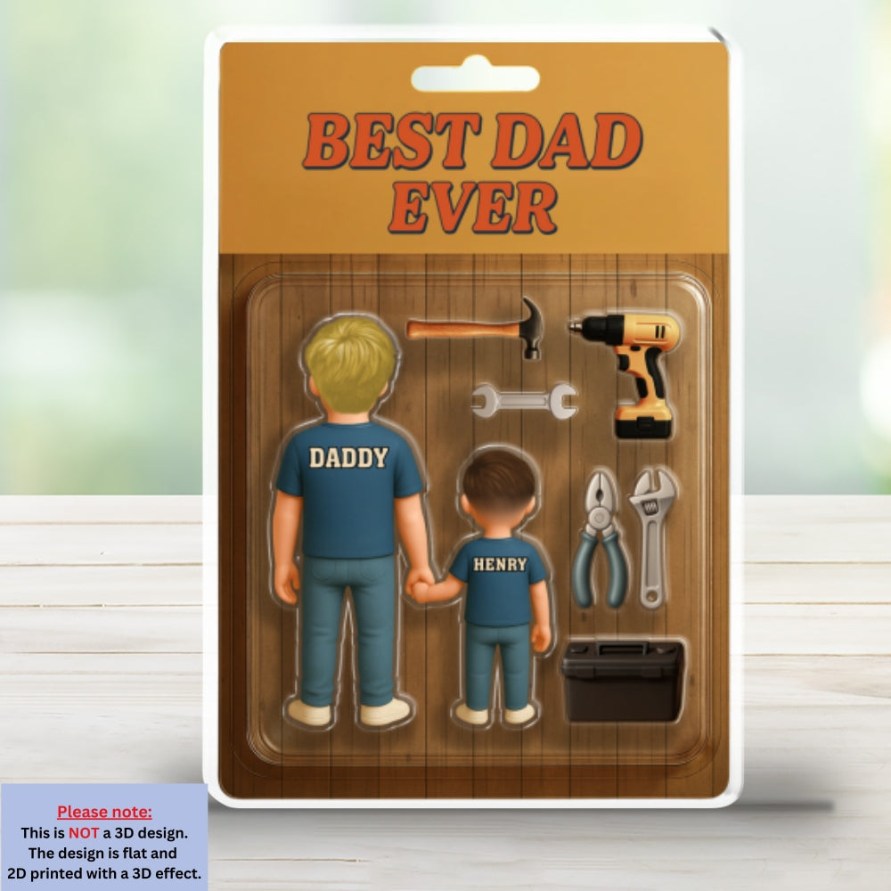 You Are My Best Dad - Personalized Custom Acrylic Plaque