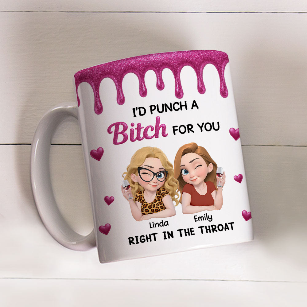 Punch For You My Girl - Personalized Custom Coffee Mug