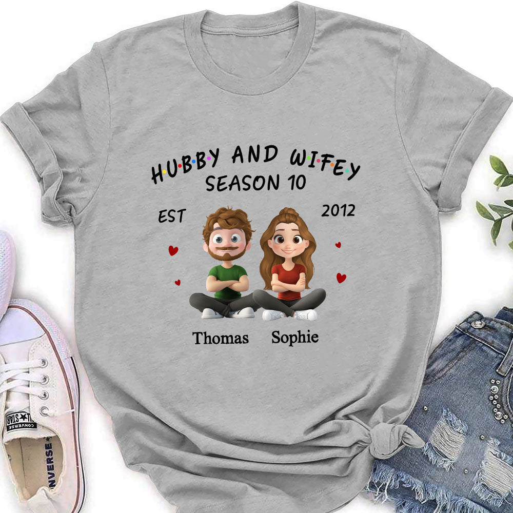Hubby And Wifey - Personalized Custom Shirt