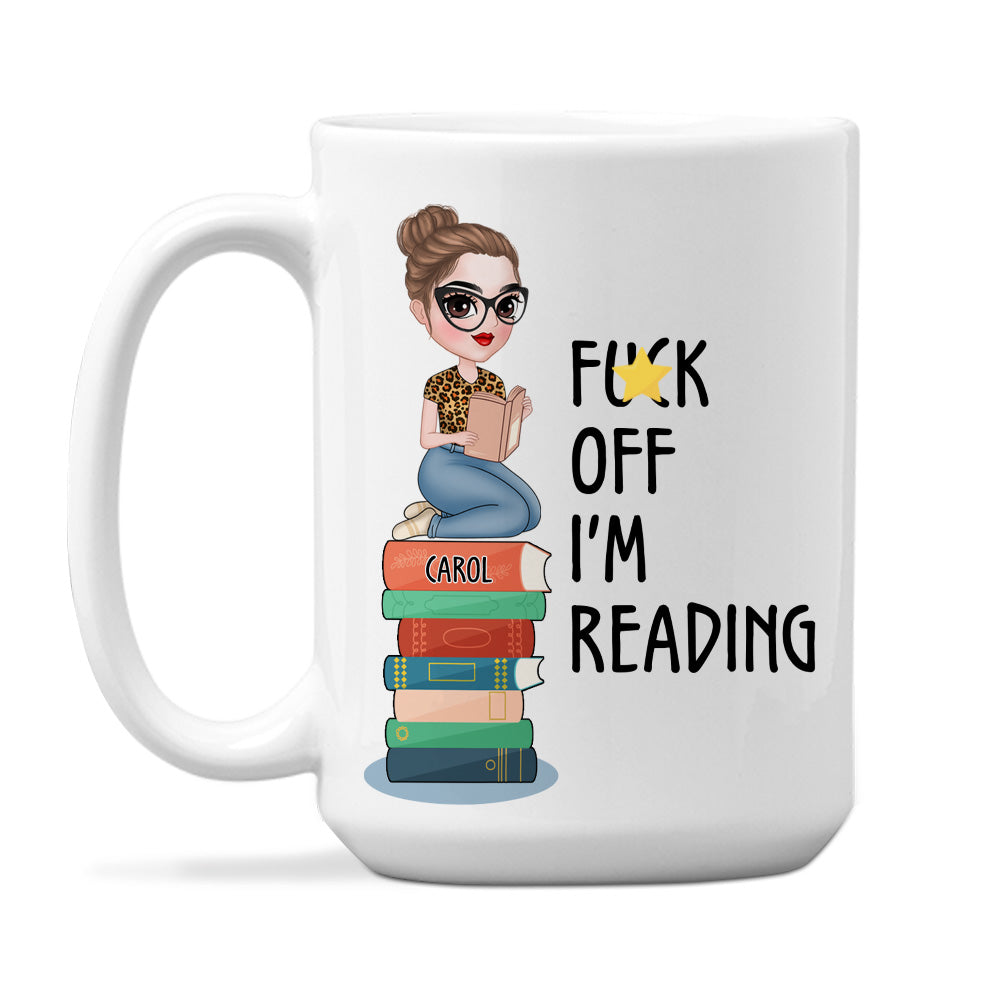 I Am Reading - Personalized Custom Coffee Mug