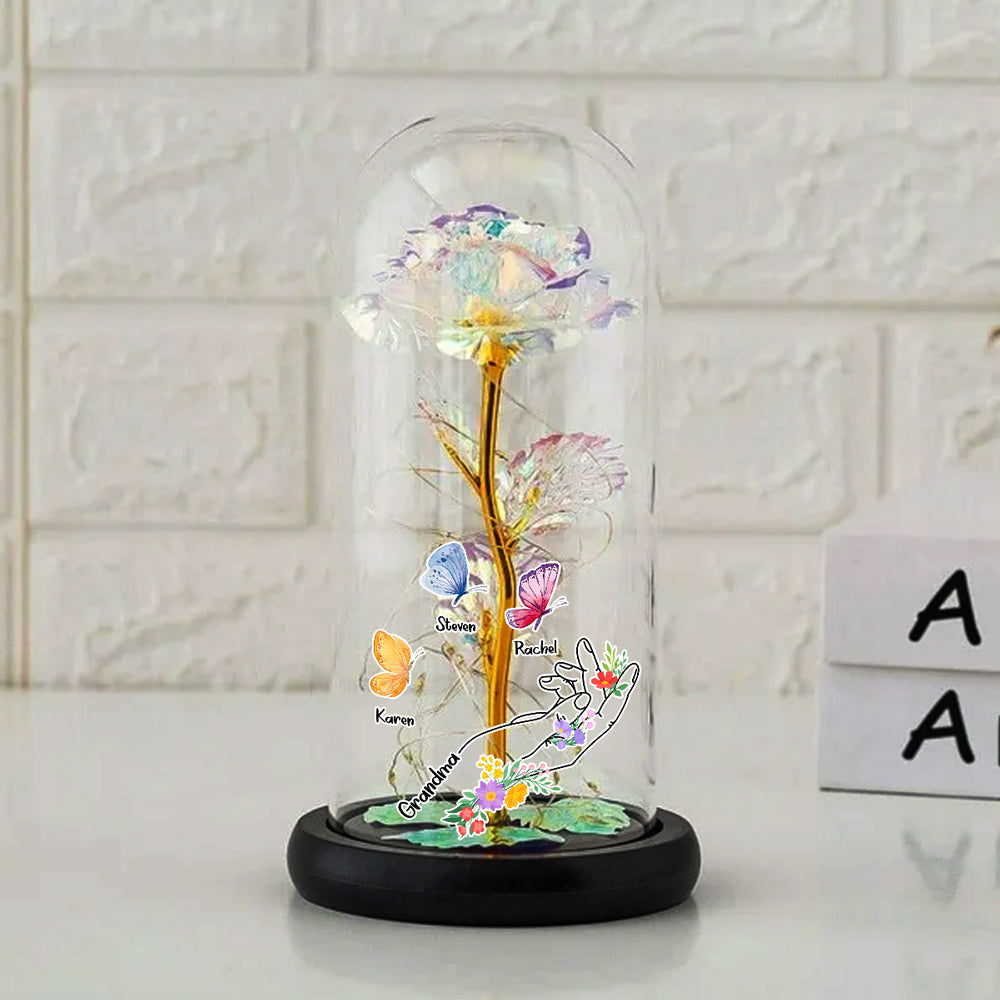 Garden Of Love - Personalized Custom Sparkly Rose