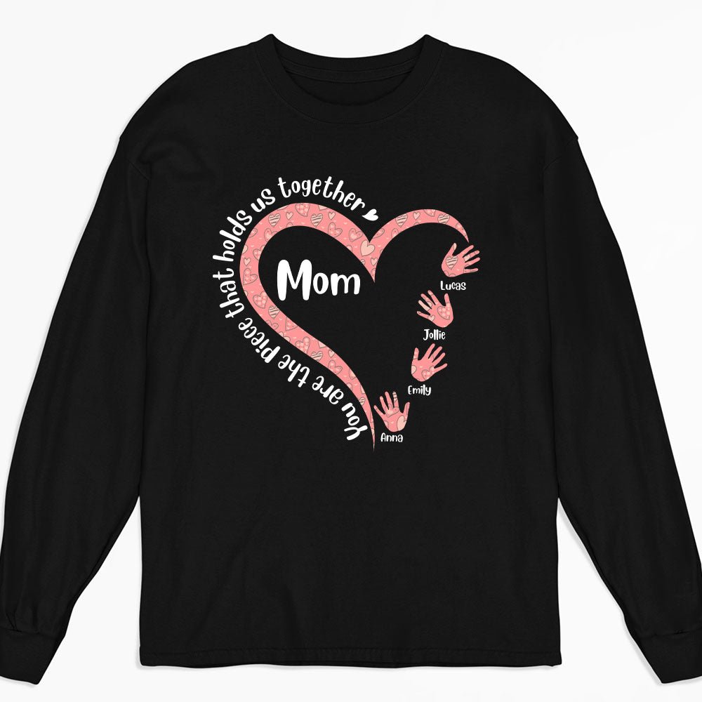 Hold Us Together - Personalized Custom Long Sleeve T-shirt