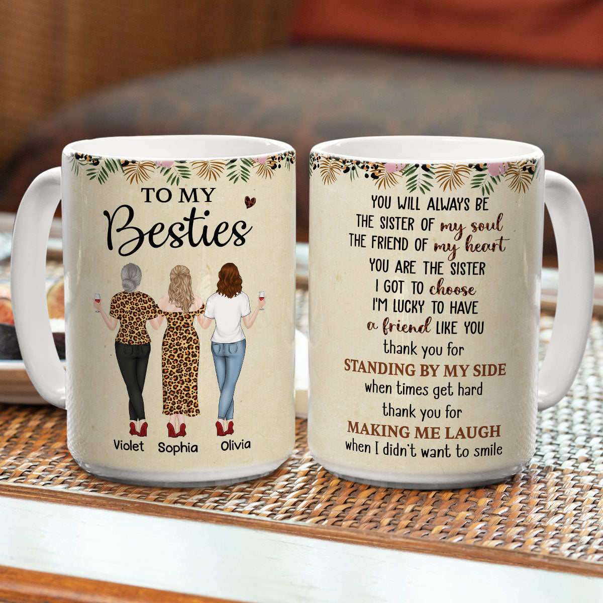 You Are My Soul Sister - Personalized Custom Coffee Mug