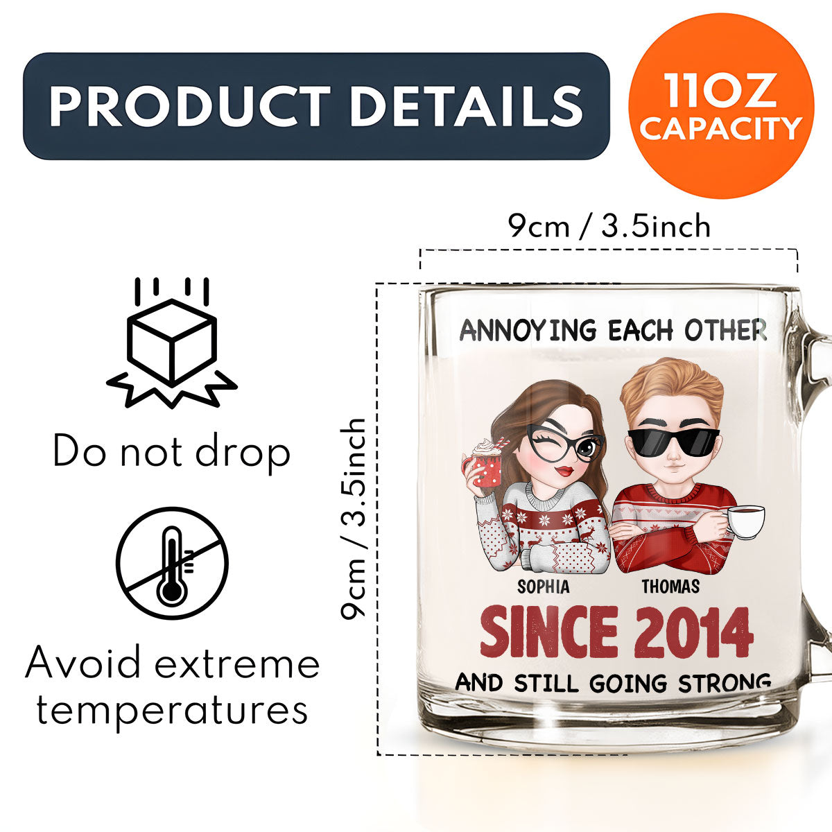 We Got It - Personalized Custom Glass Mug