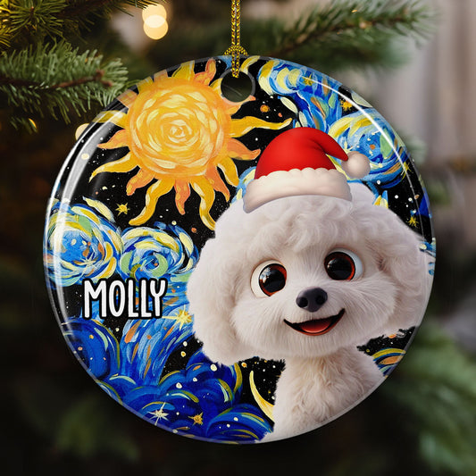 Holy Night - Personalized Custom Ceramic Ornament